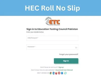 hec usat roll no slip pdf download