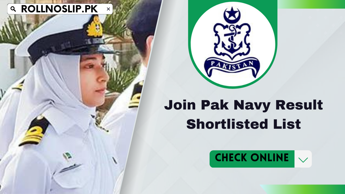 Join Pak Navy Result Shortlisted List
