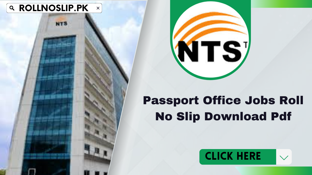 Passport Office Jobs Roll No Slip Download Pdf