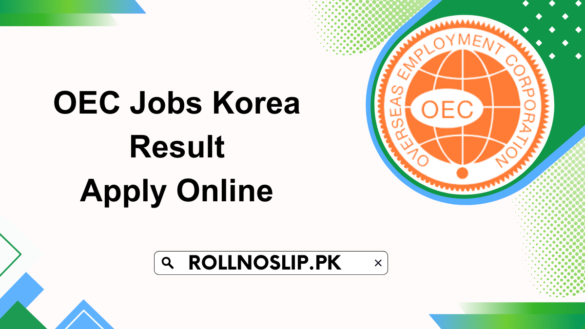 OEC Jobs Korea Result Apply Online