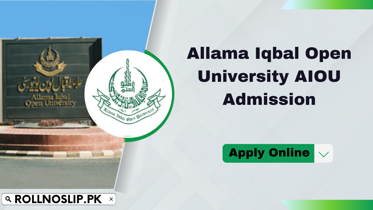 Allama Iqbal Open University AIOU Admission