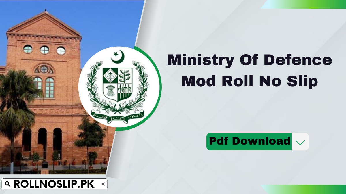 Ministry Of Defence Mod Roll No Slip