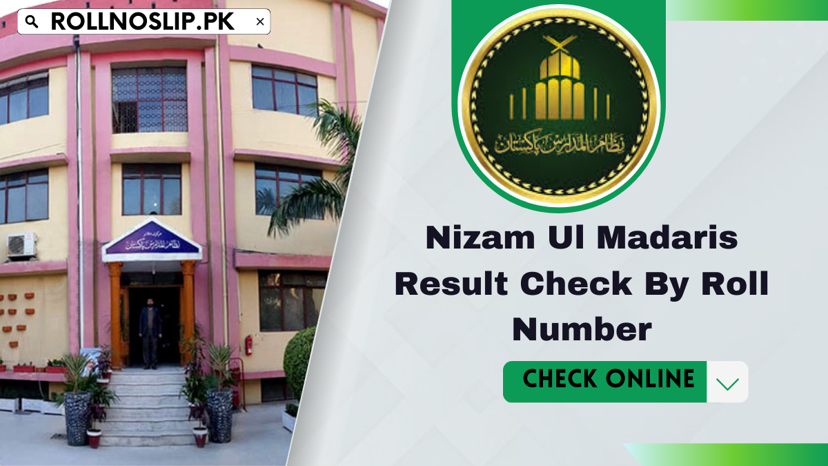 Nizam Ul Madaris Result Check By Roll Number