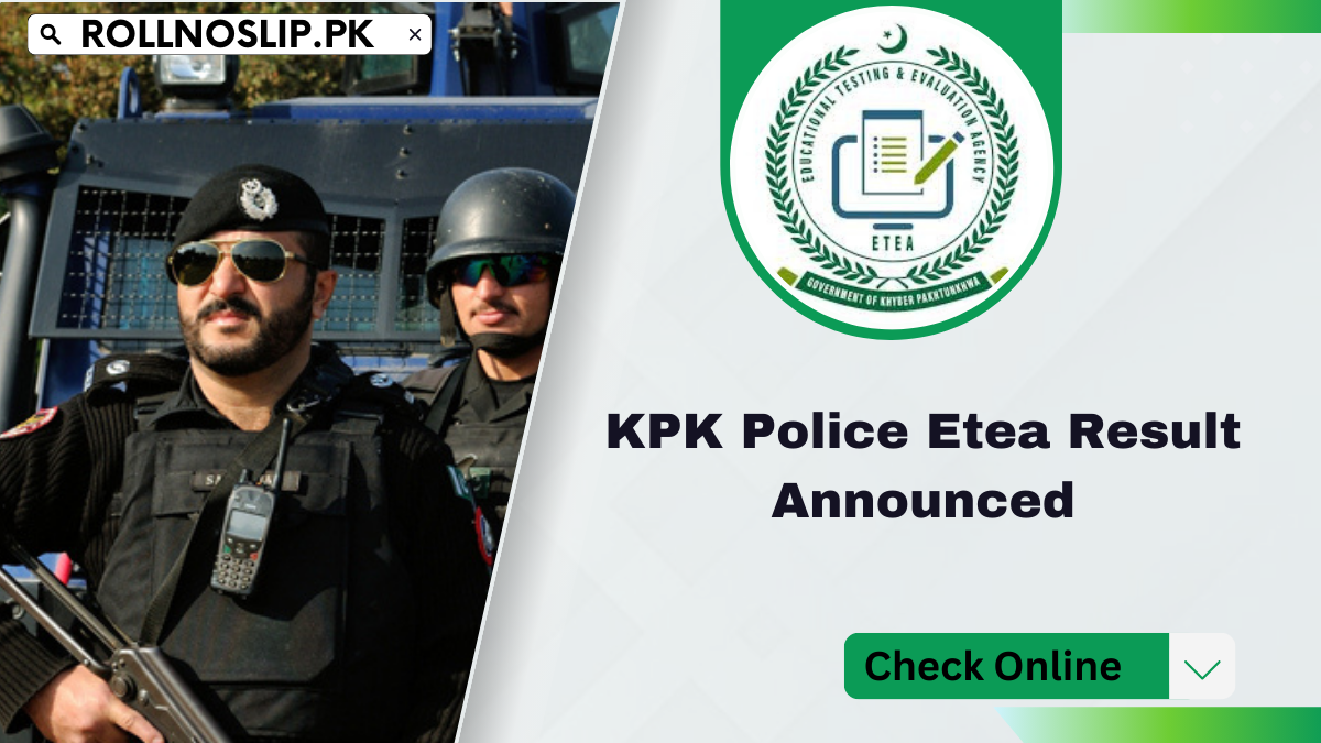 KPK Police Etea Result Announced