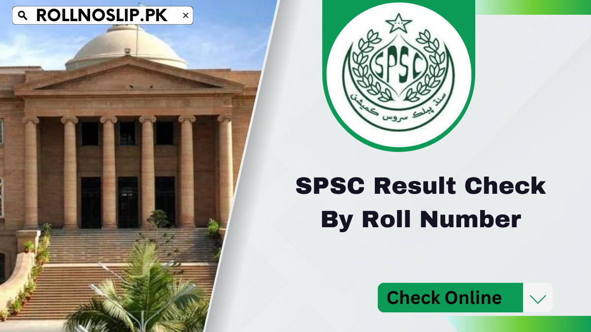 SPSC Result Check By Roll Number