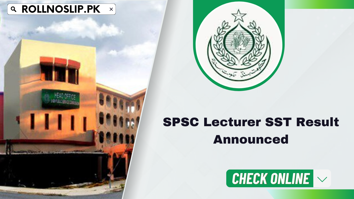 SPSC Lecturer SST Result Announced